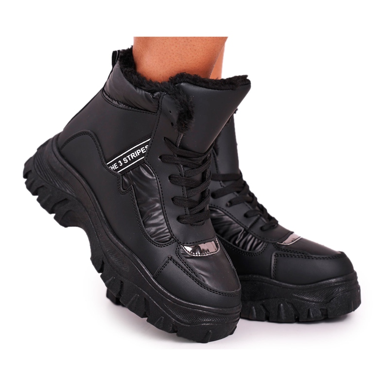 Marquiiz Doposci sportivi da donna con pelliccia Black Euphoria nero