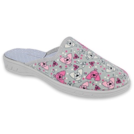 Scarpe colorate per bambini Befado 707Y411 rosa grigio