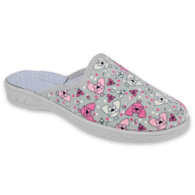 Scarpe colorate per bambini Befado 707Y411 rosa grigio