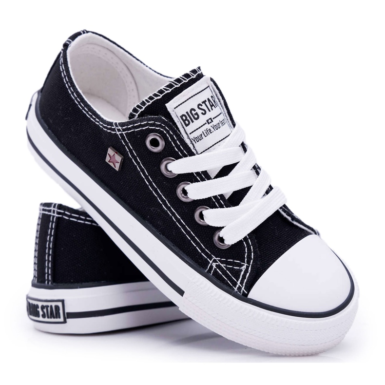 Scarpe da bambino Sneakers Big Star Nero FF374206 bianca