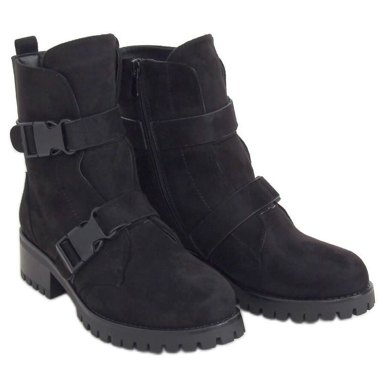Stivali militari neri 0-358 Black nero