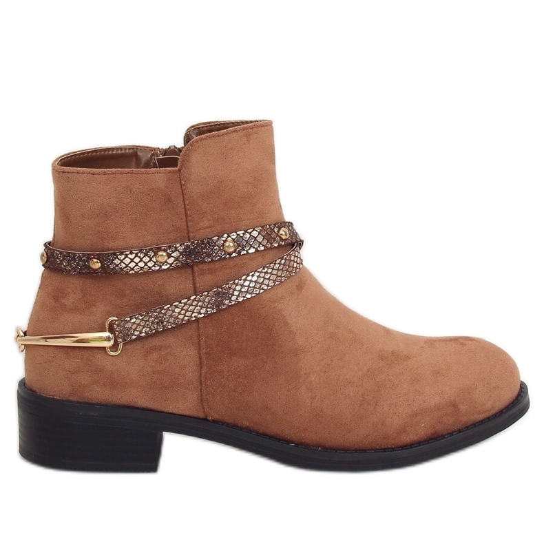 Camel RQ332 Stivali da donna color cammello marrone