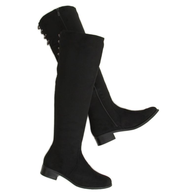 Stivali da donna neri W146-1 Black nero