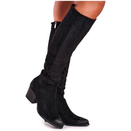 Vinceza Stivali Donna Con Tacco Camoscio Neri Nevermind nero