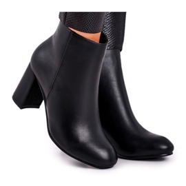 FW1 Stivali Donna Con Tacco Nero Gun