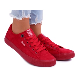 Sneakers da donna Big Star Suede Rosso EE274044