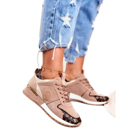 Scarpe Sportive Donna Beige Oro Clementine Elements marrone d'oro