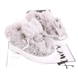FRROCK Sneakers da bambino Mumi Grey Warm Grey argento grigio