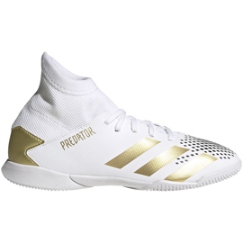 Scarpe da calcio Adidas Predator 20.3 In Junior FW9218 nero bianco