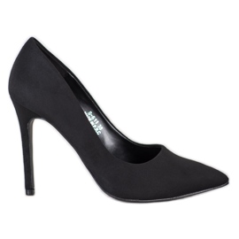 Renda Tacchi in pelle scamosciata nero