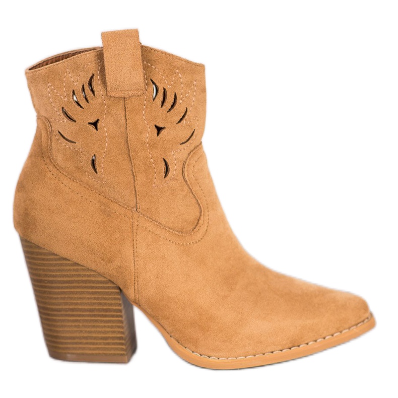 Bella Paris Stivali texani beige giallo