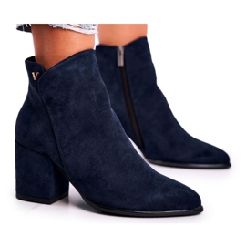 Vinceza Stivali da donna Warm Eco Suede Blu Navy So Good