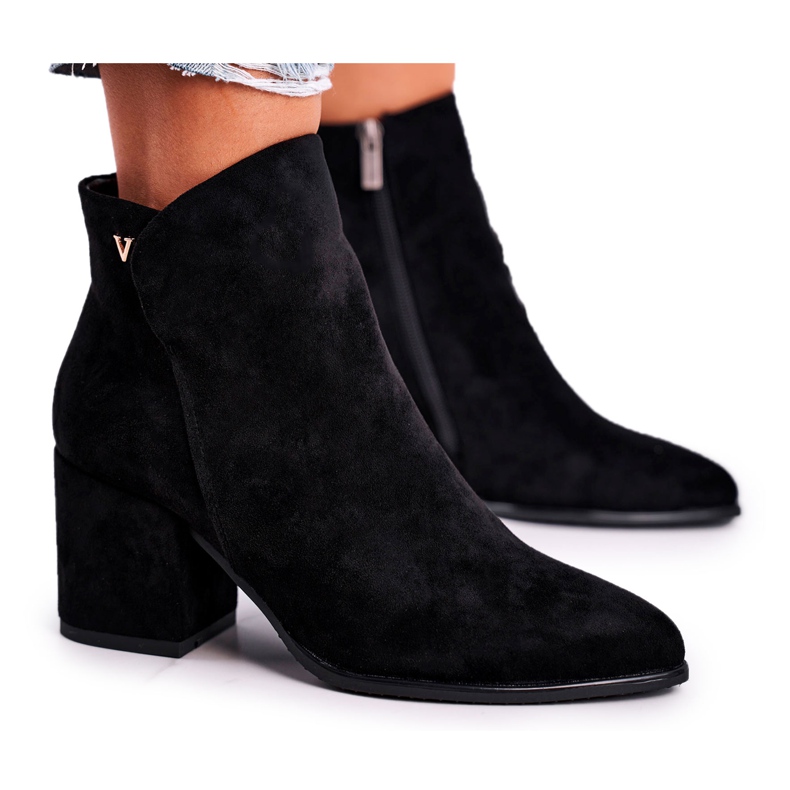 Vinceza Stivali da donna Warm Eco Suede Nero So Good