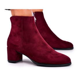 Stivali da donna Sergio Leone Borgogna BT528 rosso