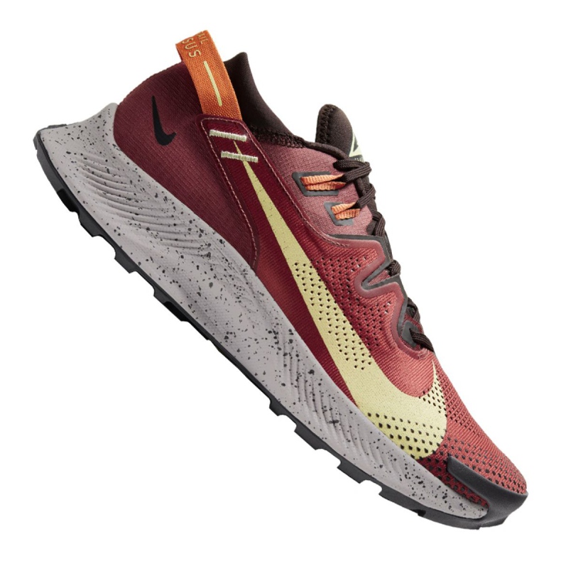 Nike Pegasus Trail 2M CK4305-600 scarpe da corsa rosso arancia grigio giallo