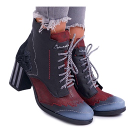 Stivali Maciejka in pelle da donna Neri 03190 nero multicolore