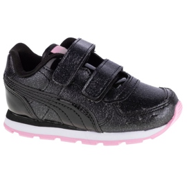 Puma Vista Glitz V Neonati Jr 369721-10 nero rosa