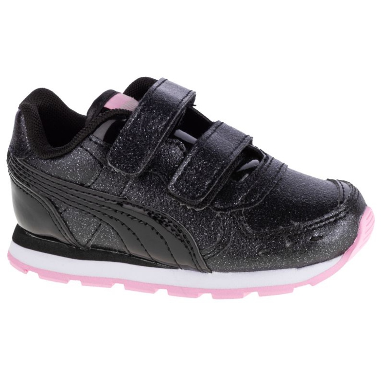 Puma Vista Glitz V Neonati Jr 369721-10 nero rosa
