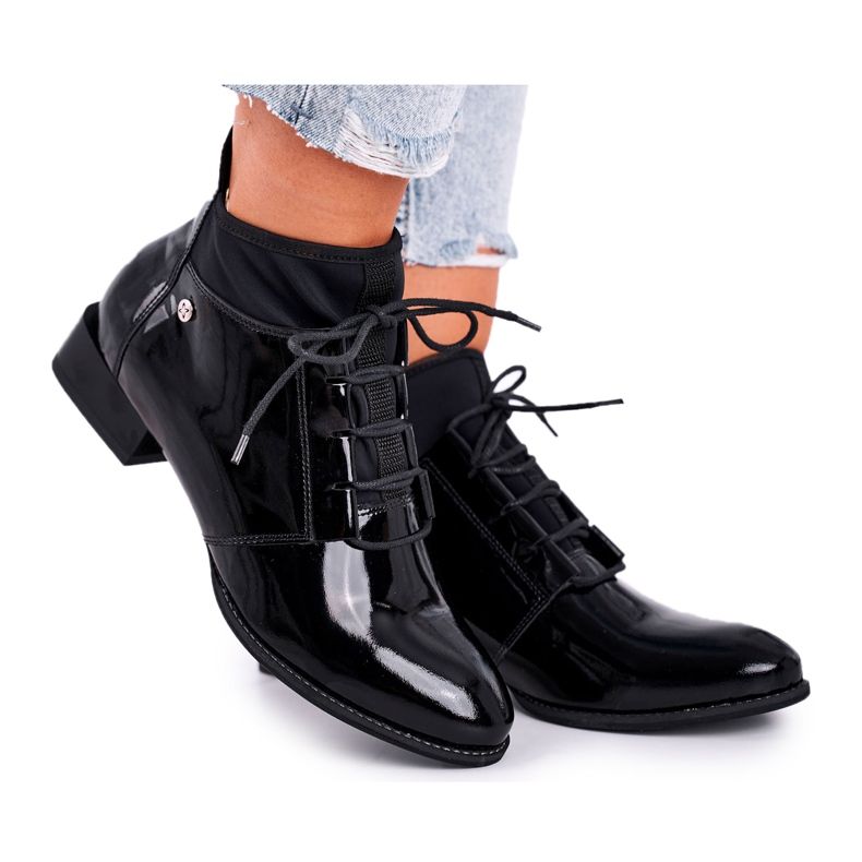 Stivali Donna Pelle Maciejka Nero 04744-01