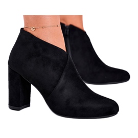 Stivali da donna con tacco alto Sergio Leone Black BT498 nero