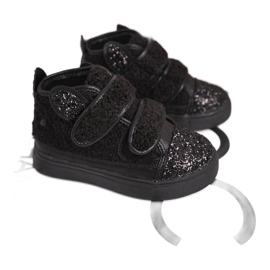 FRROCK Scarpe da ginnastica per bambini High Warm Black Clifford nero