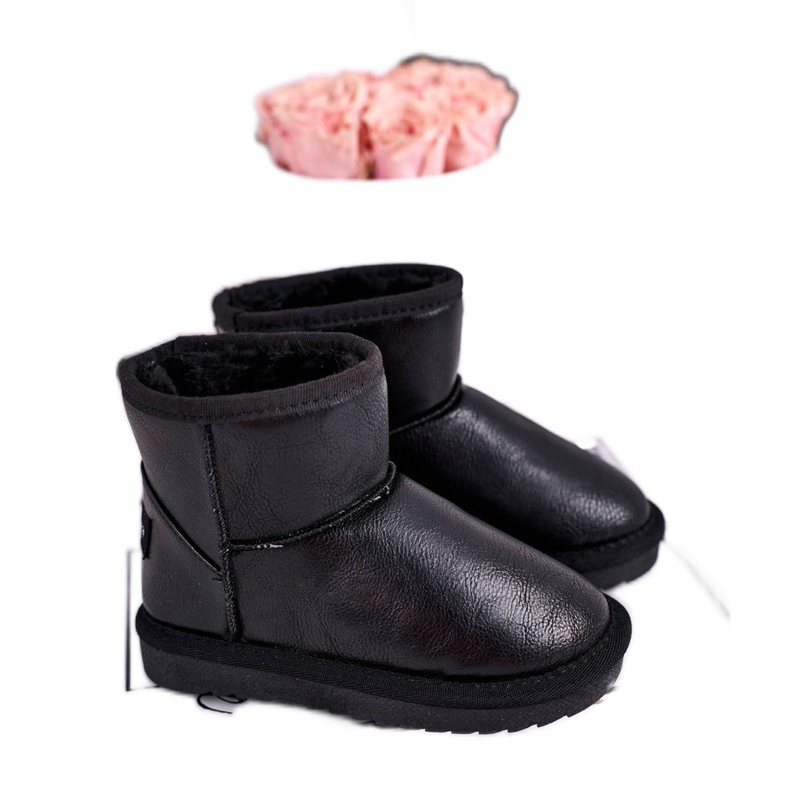 Apawwa Stivali da neve per bambini isolati neri Coraline nero