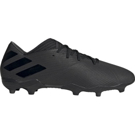Scarpe da calcio adidas Nemeziz 19.2 Fg nere F34386 nero