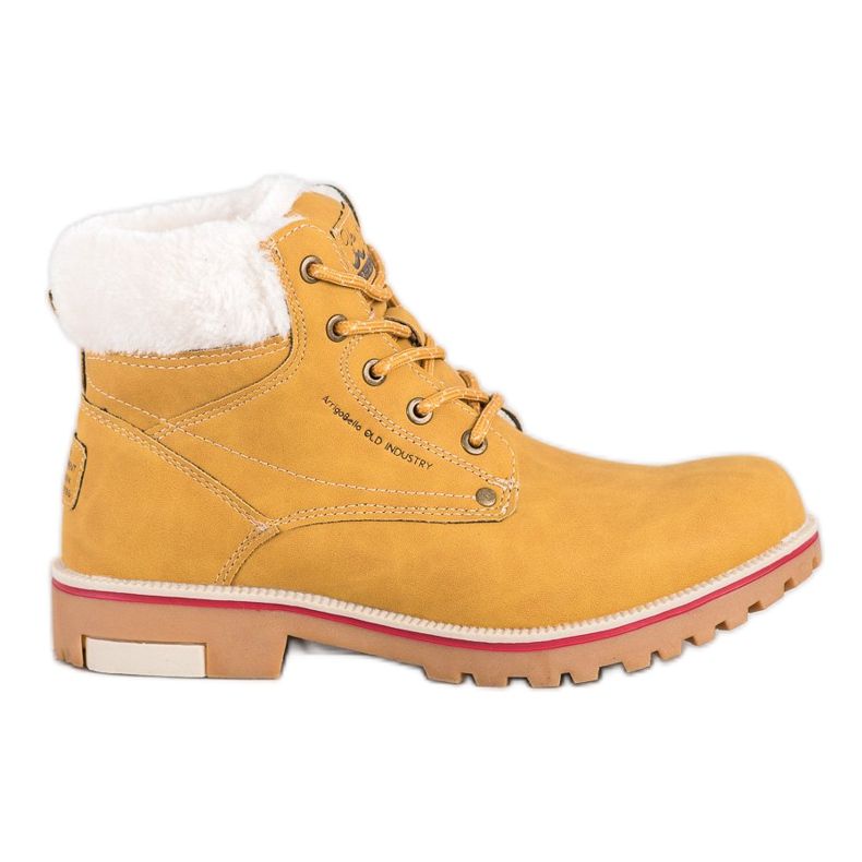 Arrigo Bello Scarpe da trekking calde giallo