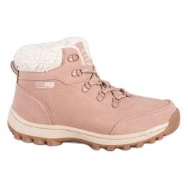 Ax Boxing Scarpe da trekking con montone rosa
