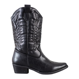 SDS Stivali da cowboy neri nero
