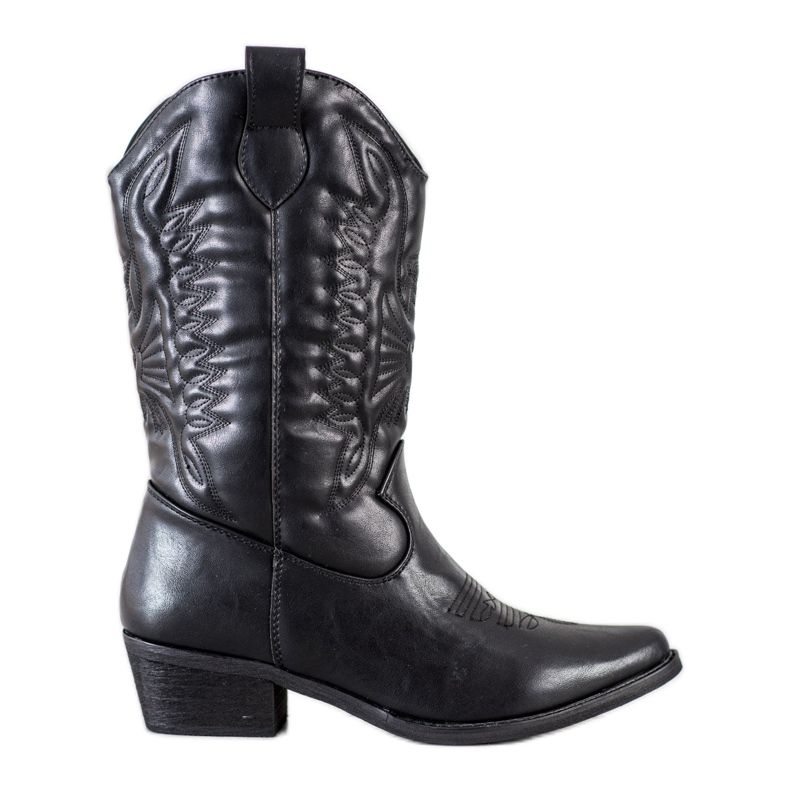 SDS Stivali da cowboy neri nero