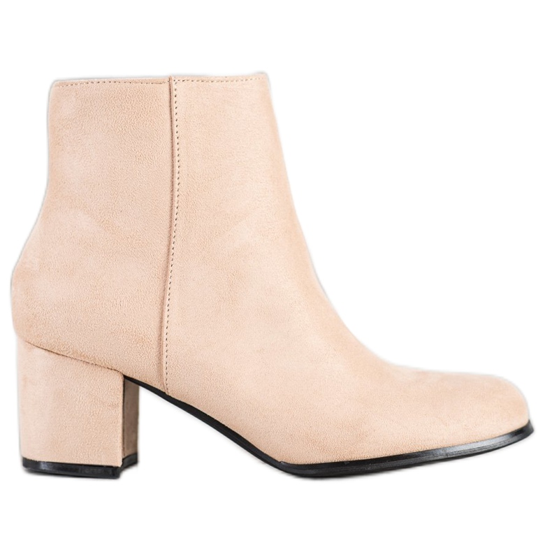 Lovery Stivali in pelle scamosciata beige