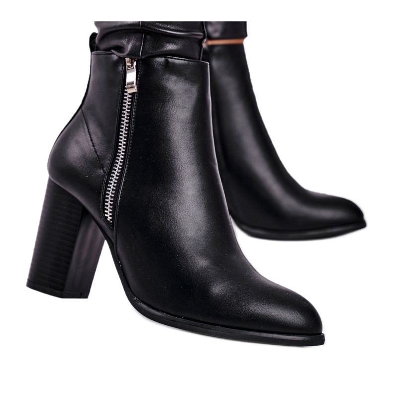 Stivali Donna Con Tacco Nero Gloris