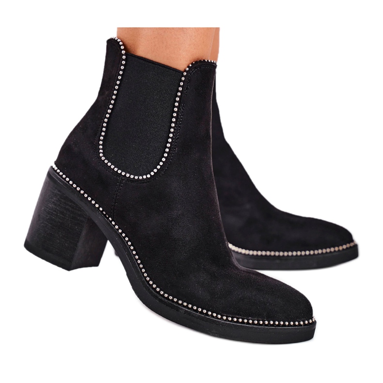 Stivali da donna con tacco alto neri Let Me nero