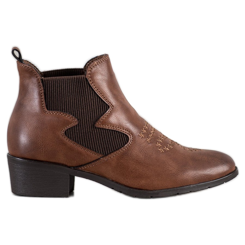 Weide Stivali in ecopelle marrone