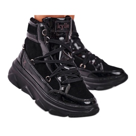 Kylie Crazy Sneakers da donna Nere Stivali da neve Missy nero