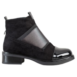 Gogo Stivali alla moda slip-on nero