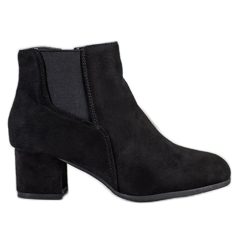Clowse Stivali classici in pelle scamosciata nero