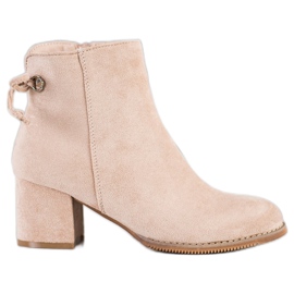 J. Star Stivali Con Rilegatura beige