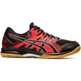 Asics Gel Rocket 9 nero-rosso 1071A030 003 scarpe volley uomo