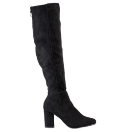 Goodin Stivali in camoscio nero
