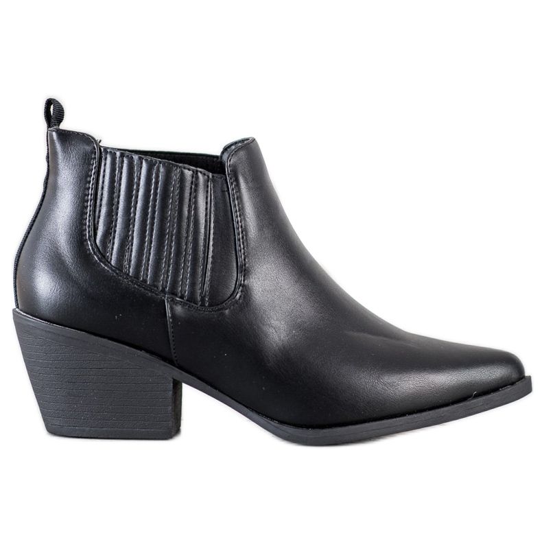 Cm Paris Stivaletti Corti In Spitz nero