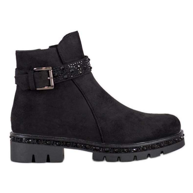 Bella Star Stivaletti Neri Con Ornamenti nero