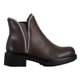 SHELOVET Stivaletti Chelsea alla moda grigio