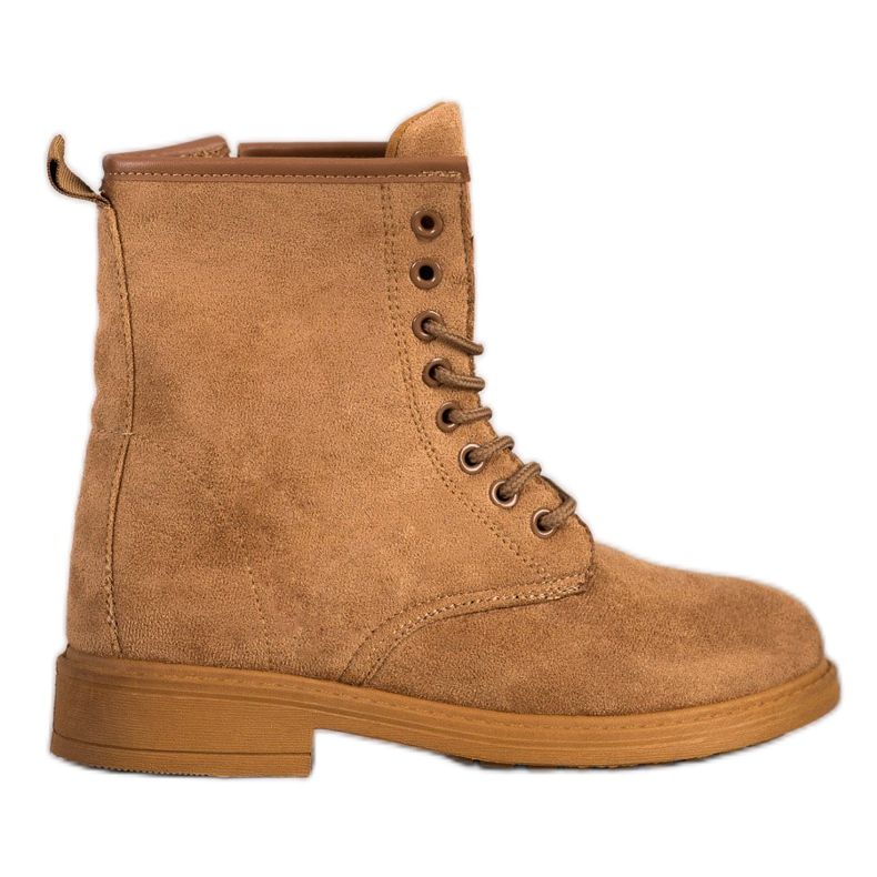 Emaks Trapper in pelle scamosciata marrone