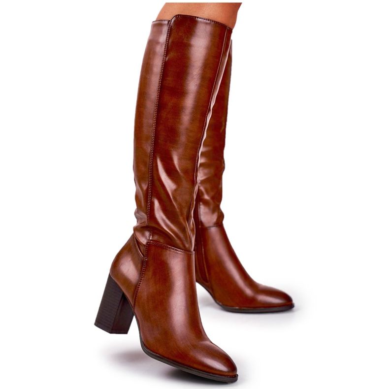 Stivali al ginocchio da donna Sergio Leone marrone KZ278