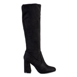 Sweet Shoes Stivali neri alla moda nero