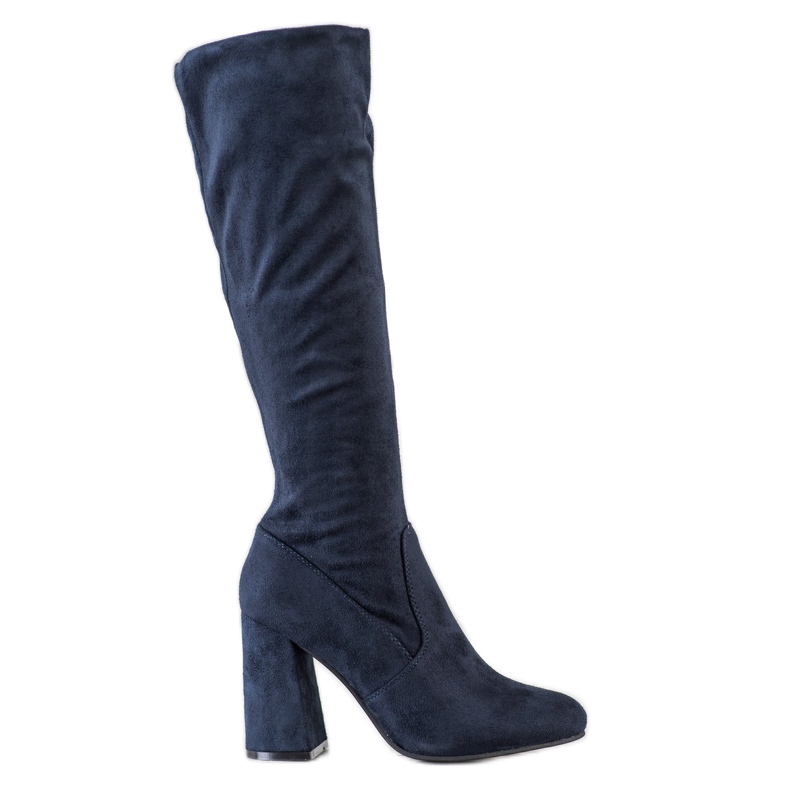Sweet Shoes Stivali blu navy alla moda