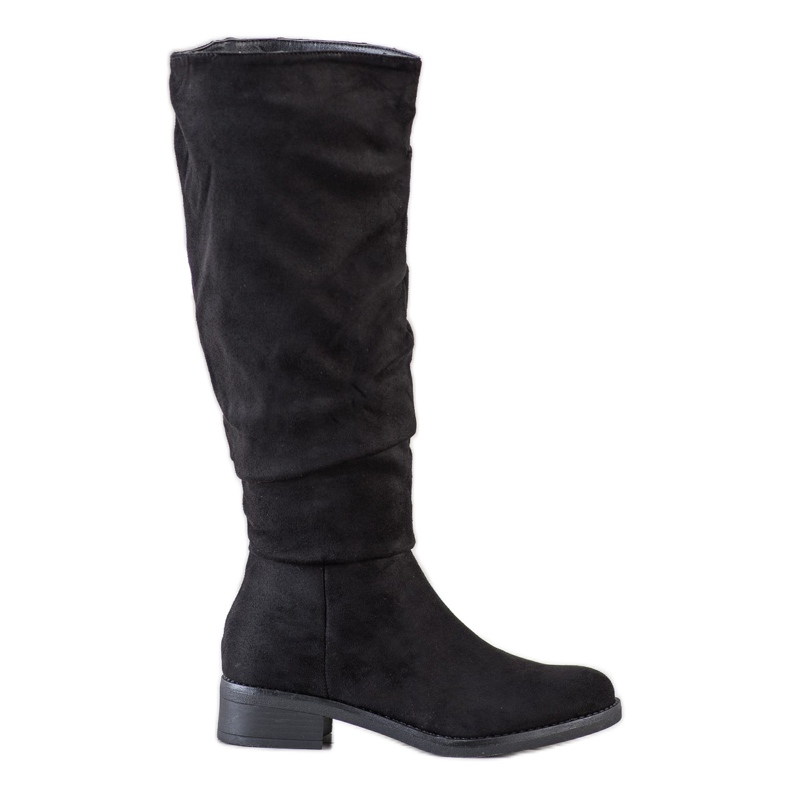 Sweet Shoes Stivali in pelle scamosciata nero