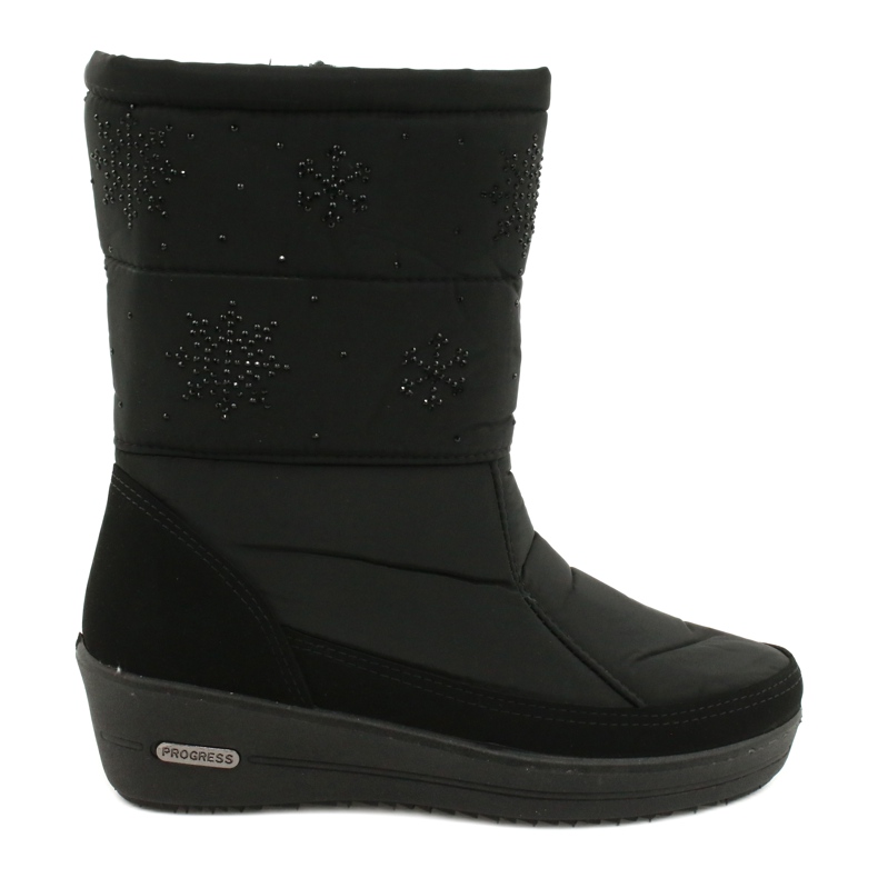 Doposci in pelliccia leggera Progress 20-01 nero